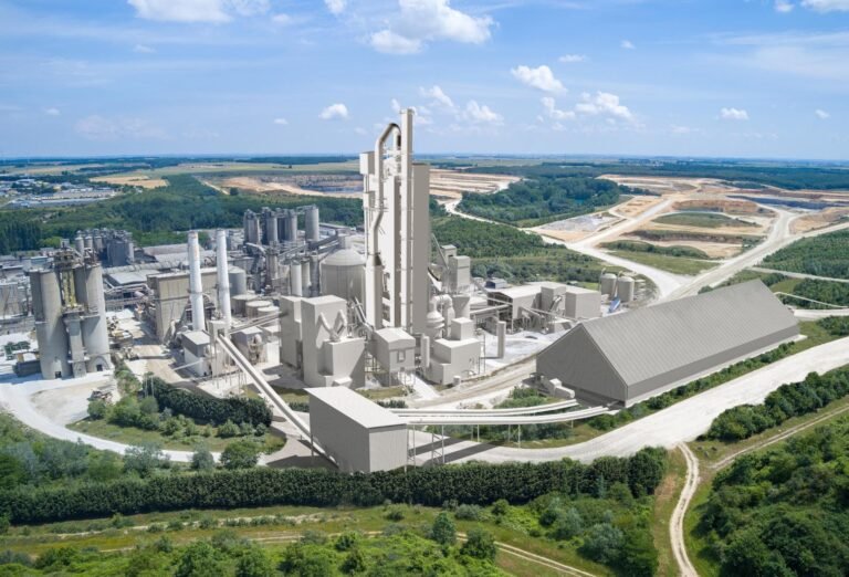 Airvault cement plant after modernisation