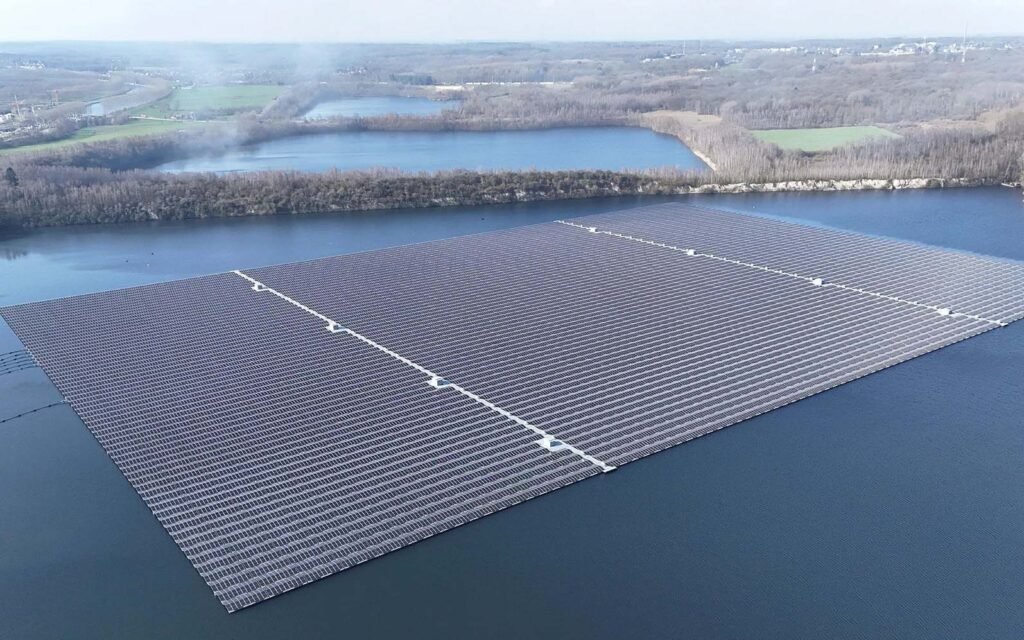 TotalEnergies solaire flottant Obourg 2026