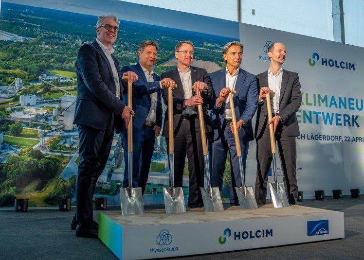 Holcim Lagerdorf Groundbreaking