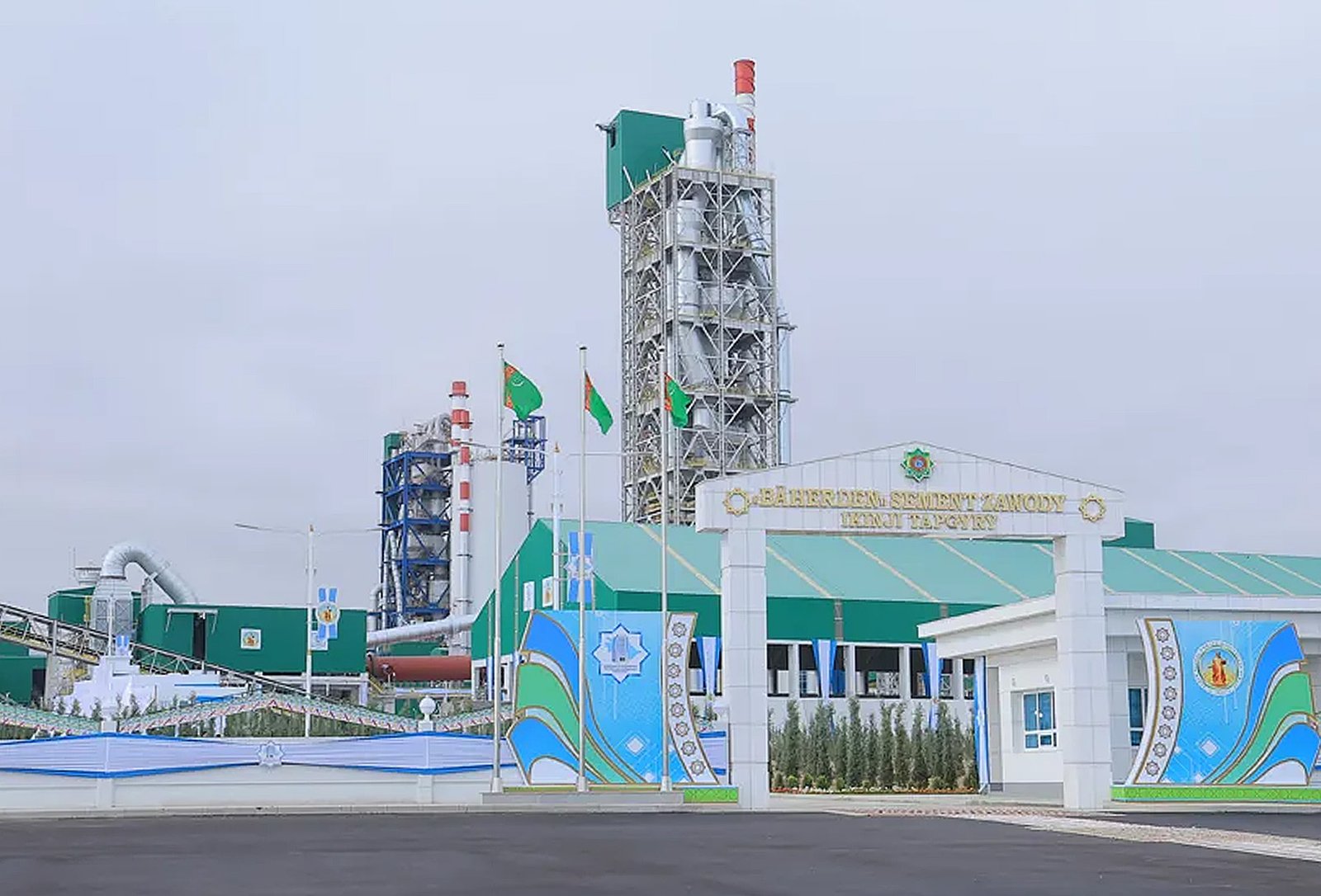 Turkmenistan’s Baherden Cement started 2nd line