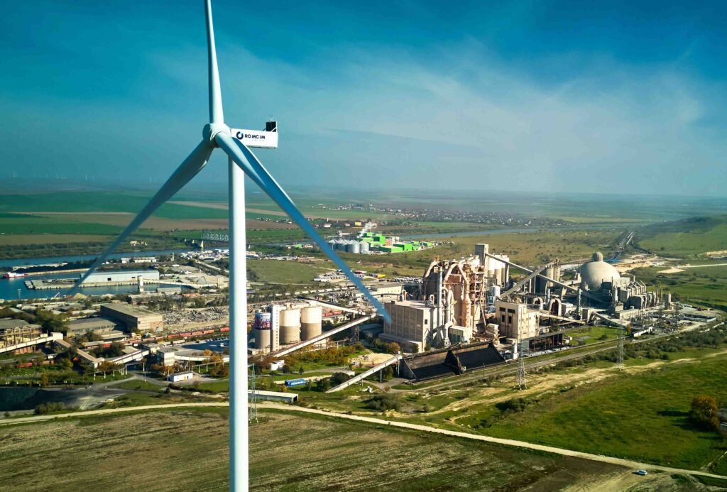 CRH developed wind farm at Medgidia plant in Romania