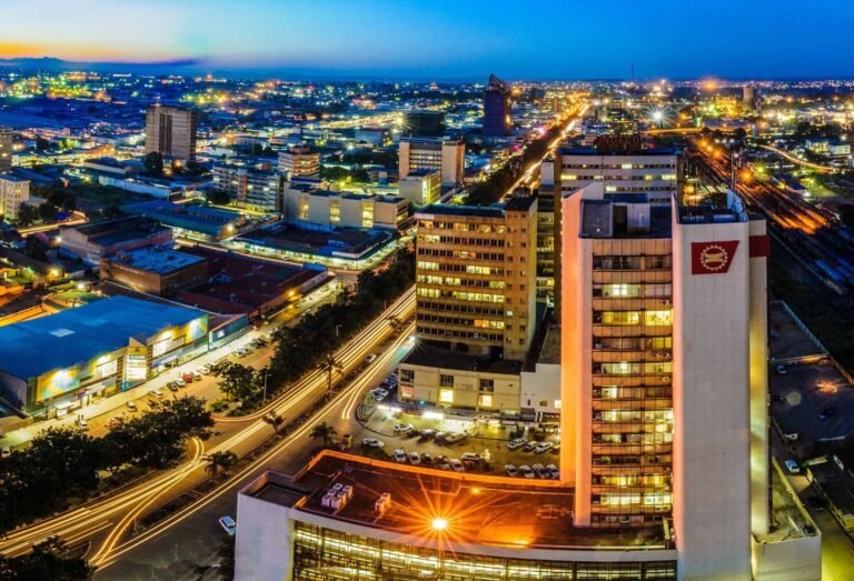 zambia lusaka skyline