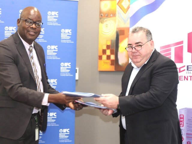 IFC is financing a cement GU by MACCEM in Sierra Leone