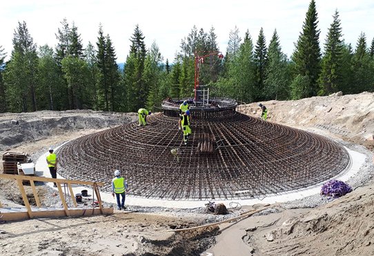 Vattenfal turbine foundation