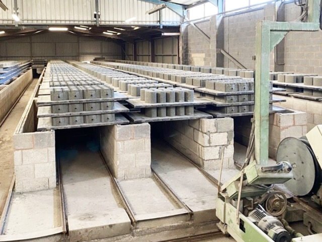 Reducing carbon in precast concrete blocks in the UK