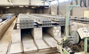 Reducing carbon in precast concrete blocks in the UK